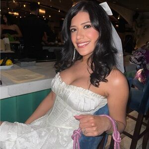 Nana Jacqueline airina dress - white mini